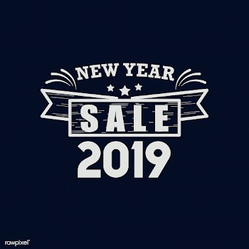 New year 2019 sale emblem vector | Free stock vector - 532745