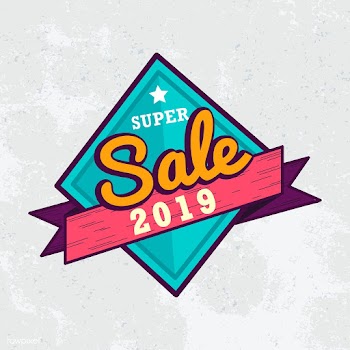 New year 2019 sale emblem vector | Free stock vector - 532760