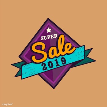 New year 2019 sale emblem vector | Free stock vector - 532767