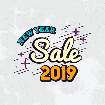 New year 2019 sale emblem vector | Free stock vector - 532771