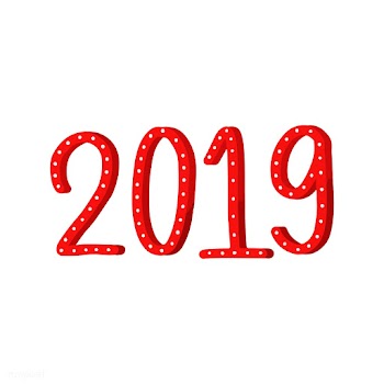 New year 2019 vector in red color | Free stock vector - 472497