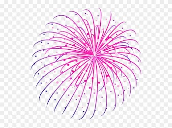 New Year's Fireworks Clip Art - Diwali Png