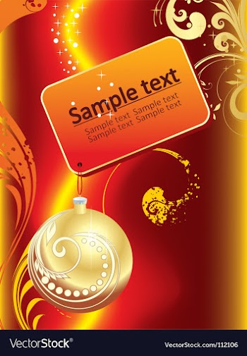 New year and for christmas vector image
