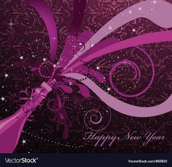 New year background vector image