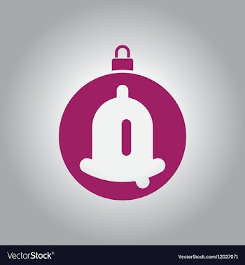 New year ball Christmas ball vector image
