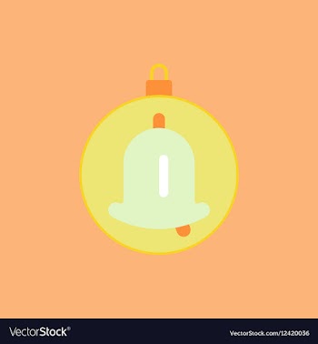 New year ball Christmas ball vector image