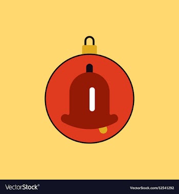 New year ball Christmas ball vector image