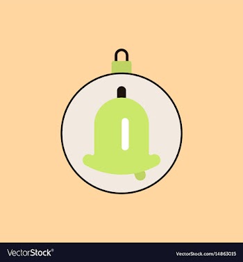 New year ball christmas ball vector image
