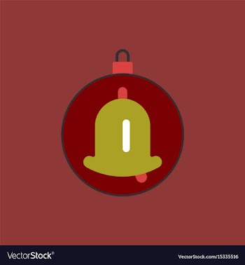 New year ball christmas ball vector image