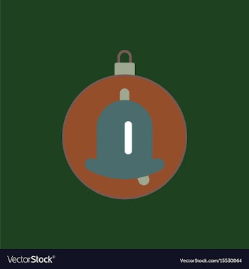 New year ball christmas ball vector image