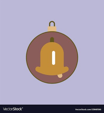 New year ball christmas ball vector image