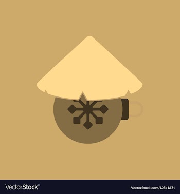 New year ball in flat style vector image