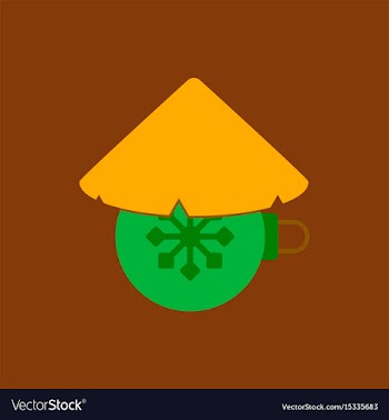 New year ball in flat style vector image
