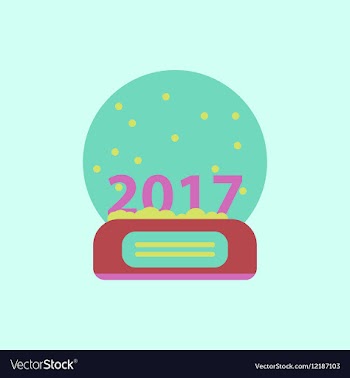 New year ball Merry christmas vector image