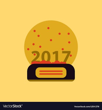 New year ball Merry christmas vector image