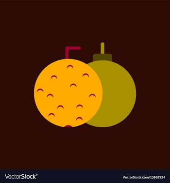 New year balls in flat style vector image