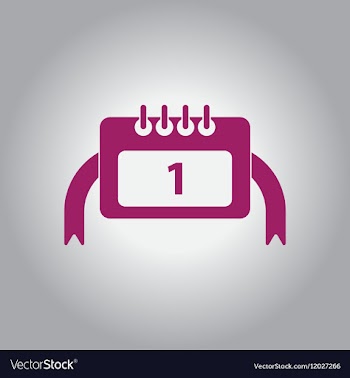 New year calendar christmas vector image