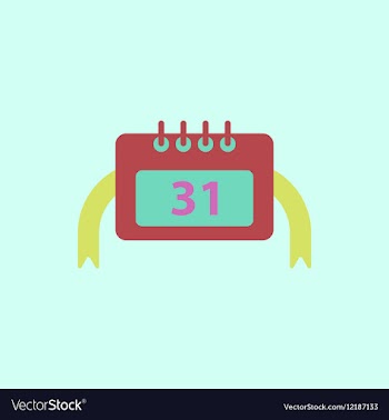 New year calendar christmas vector image