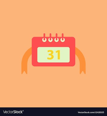 New year calendar christmas vector image