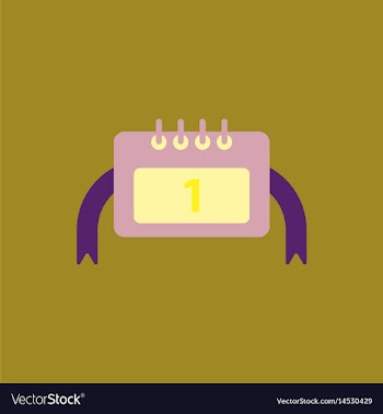 New year calendar christmas vector image