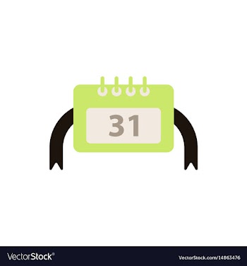 New year calendar christmas vector image