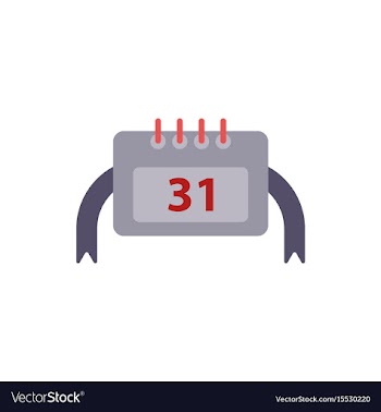 New year calendar christmas vector image