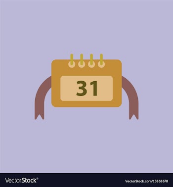 New year calendar christmas vector image