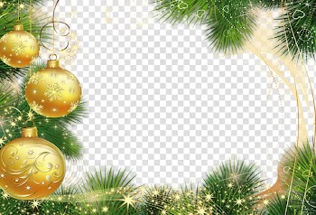 New Year card New Year's Day Christmas Greeting card, Christmas decoration transparent background PNG clipart