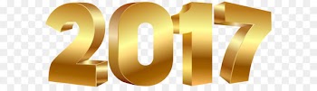 New Year Christmas Day Scalable Vector Graphics - 2017 Gold Large PNG Transparent Image 
