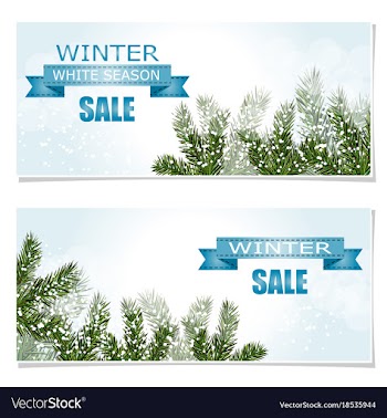 New year christmas flyer business cards vector image