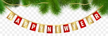 New Year Diagram Clip art - Happy New Year Deco Clip Art Image 
