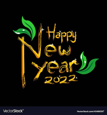 new year greeting yellow light leaf