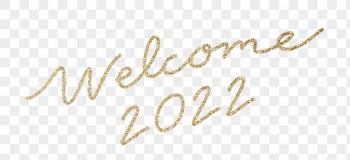 New Year png, gold glitter | Free PNG Sticker - rawpixel
