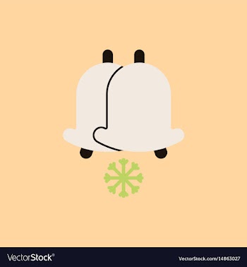 New year rings christmas vector image