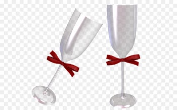 New Year's Eve Champagne Serpentine streamer Wine glass - champagne 