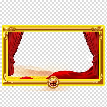 New Year's Eve Christmas , New Year festive red ribbon three-dimensional border transparent background PNG clipart