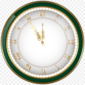 New Year's Eve Clock Christmas - clock 