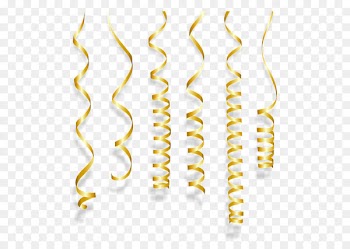 New Year's Eve Gold Clip art - GOLD LINE 