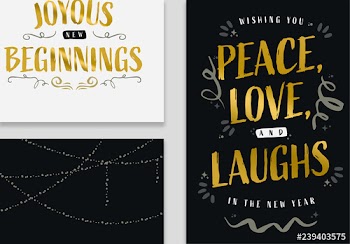 New Year's Eve Social Story and Post Layout Set