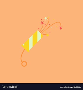 New year slapstick Christmas vector image