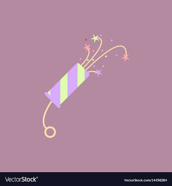 New year slapstick christmas vector image