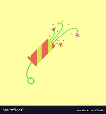 New year slapstick christmas vector image