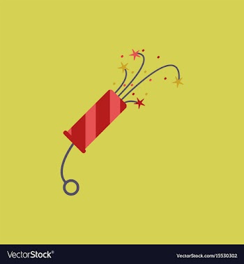 New year slapstick christmas vector image