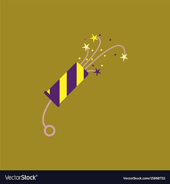 New year slapstick christmas vector image