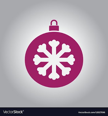 New year snowflake Christmas vector image
