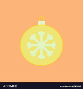 New year snowflake Christmas vector image