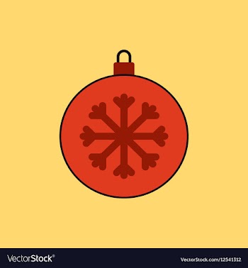 New year snowflake Christmas vector image