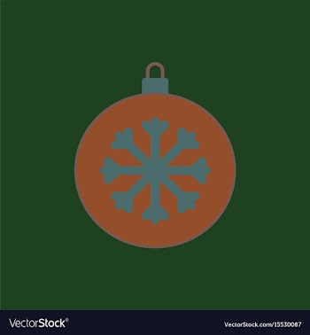 New year snowflake christmas vector image