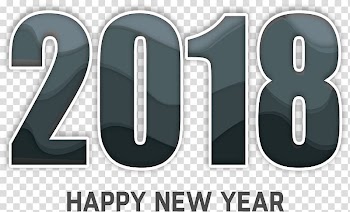 New Year Wish Christmas Gift, Gray texture 2018 transparent background PNG clipart