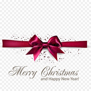 New Years Day Christmas Gift Greeting card - Exquisite bow snowflake background vector material 